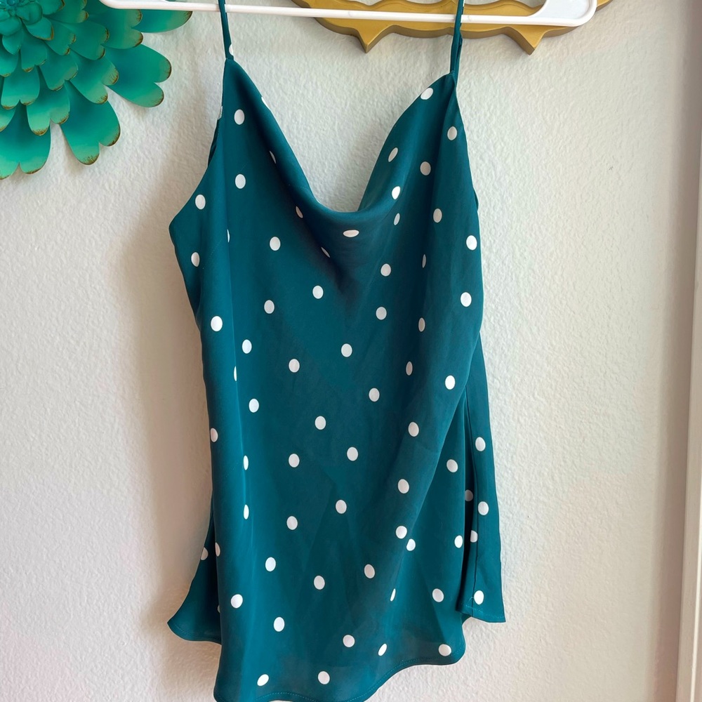 LOFT cowl neck satin top - Picture 1 of 5